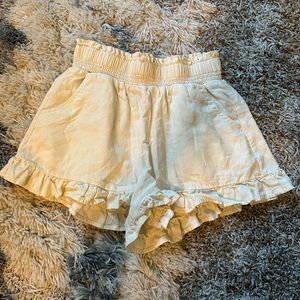 Vanilla Star Size Small Cream Twill Shorts